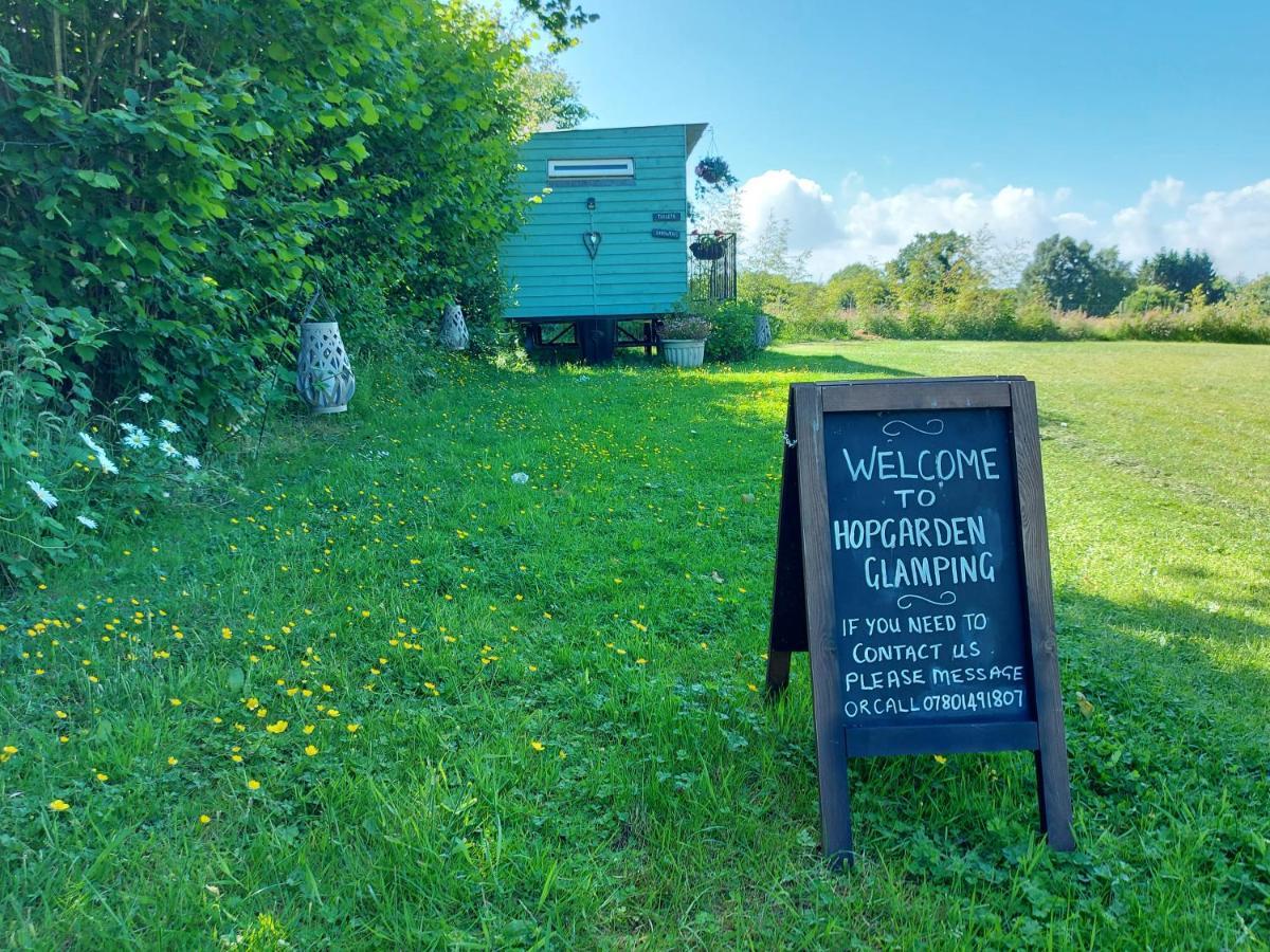Hopgarden Glamping Luxury Shepherds Huts Wadhurst Esterno foto